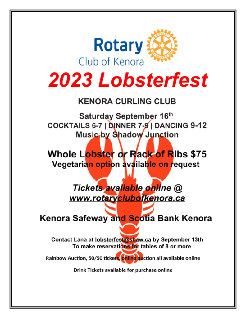 Kenora Rotary Lobsterfest Sunset Country, Ontario, Canada