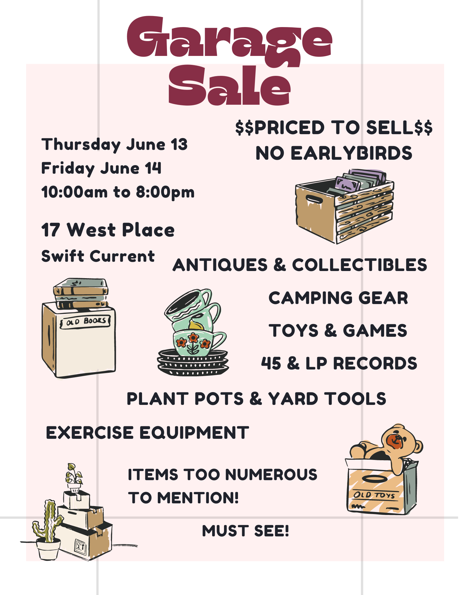 17 West Place, Swift Current, SK / Swift Current / GarageSaleJunkie.ca