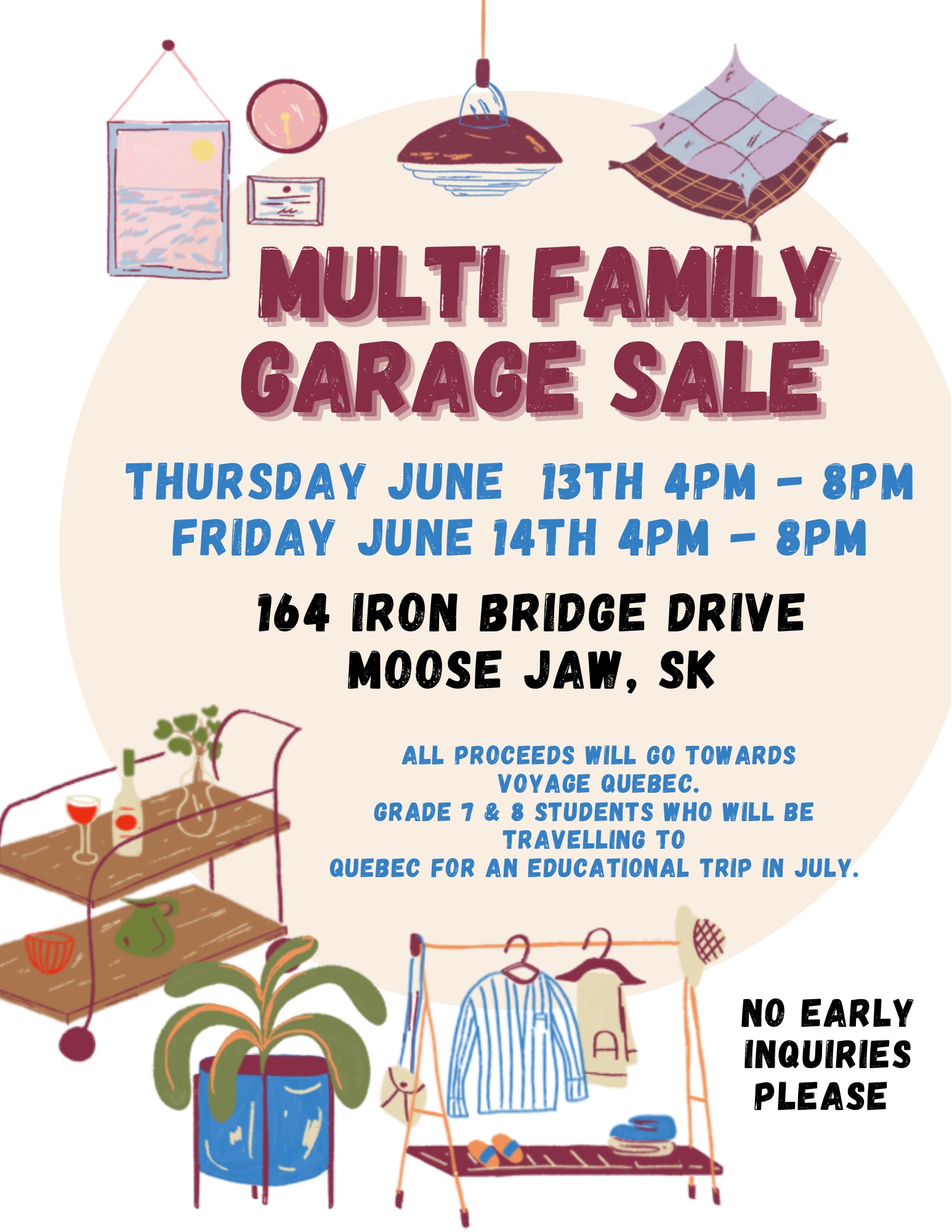 164 Iron Bridge Dr, Moose Jaw , SK / Moose Jaw / GarageSaleJunkie.ca