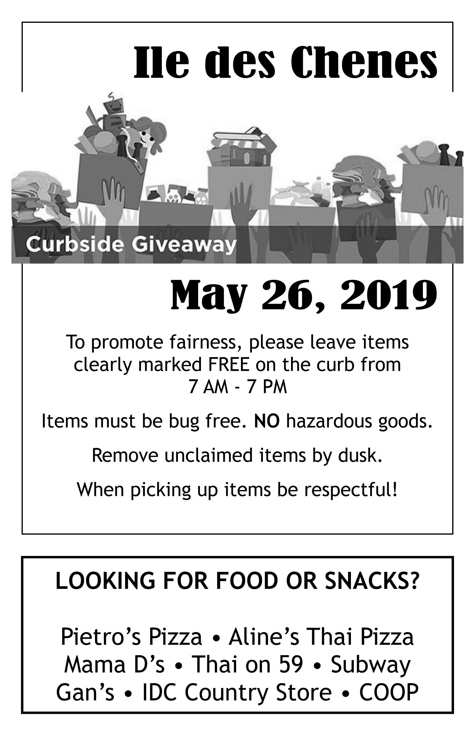 Ile des Chenes Community Wide , Ile des Chenes, MB / Steinbach