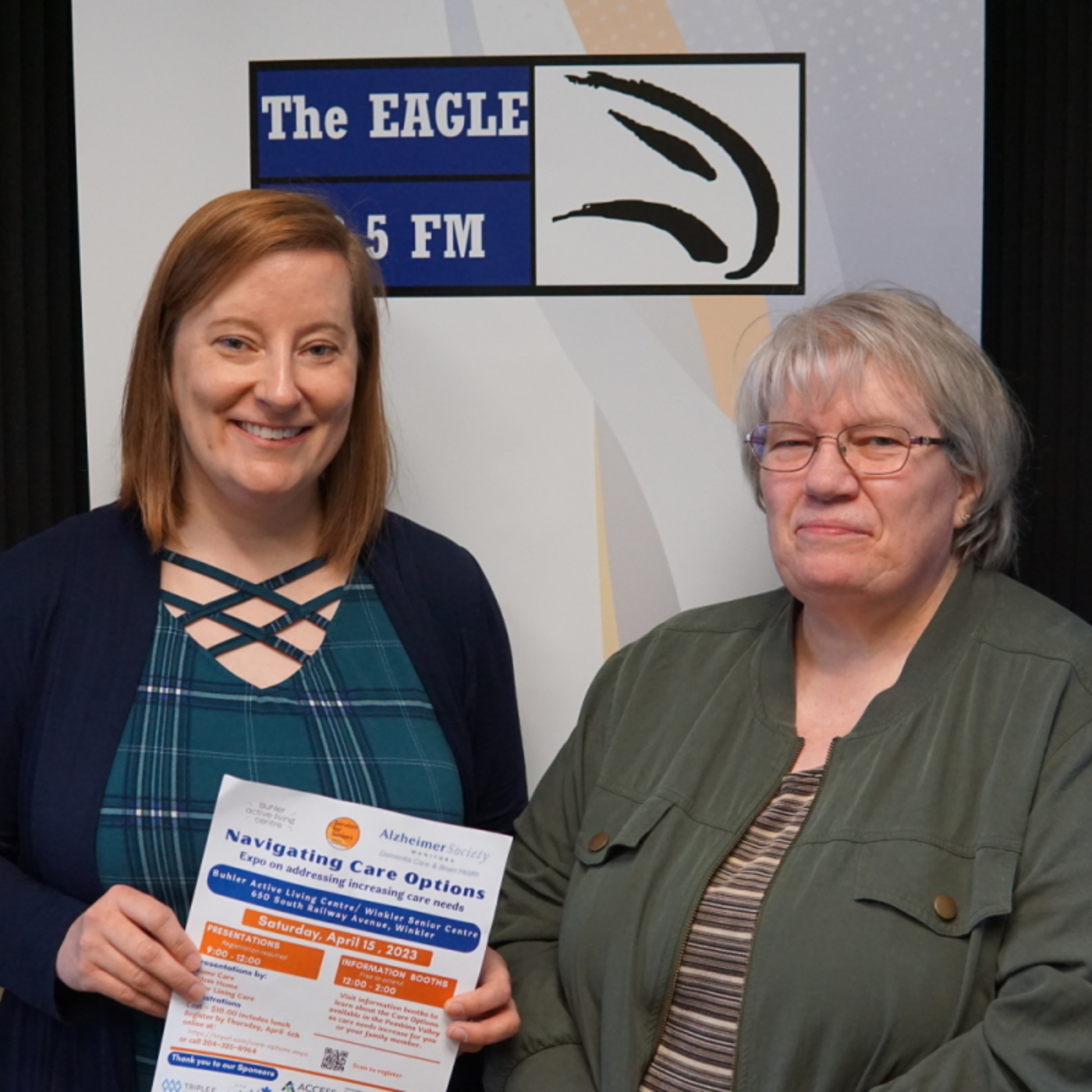 Cathleen Bergen and Stephanie Dueck with Ronny Guenther episode artwork