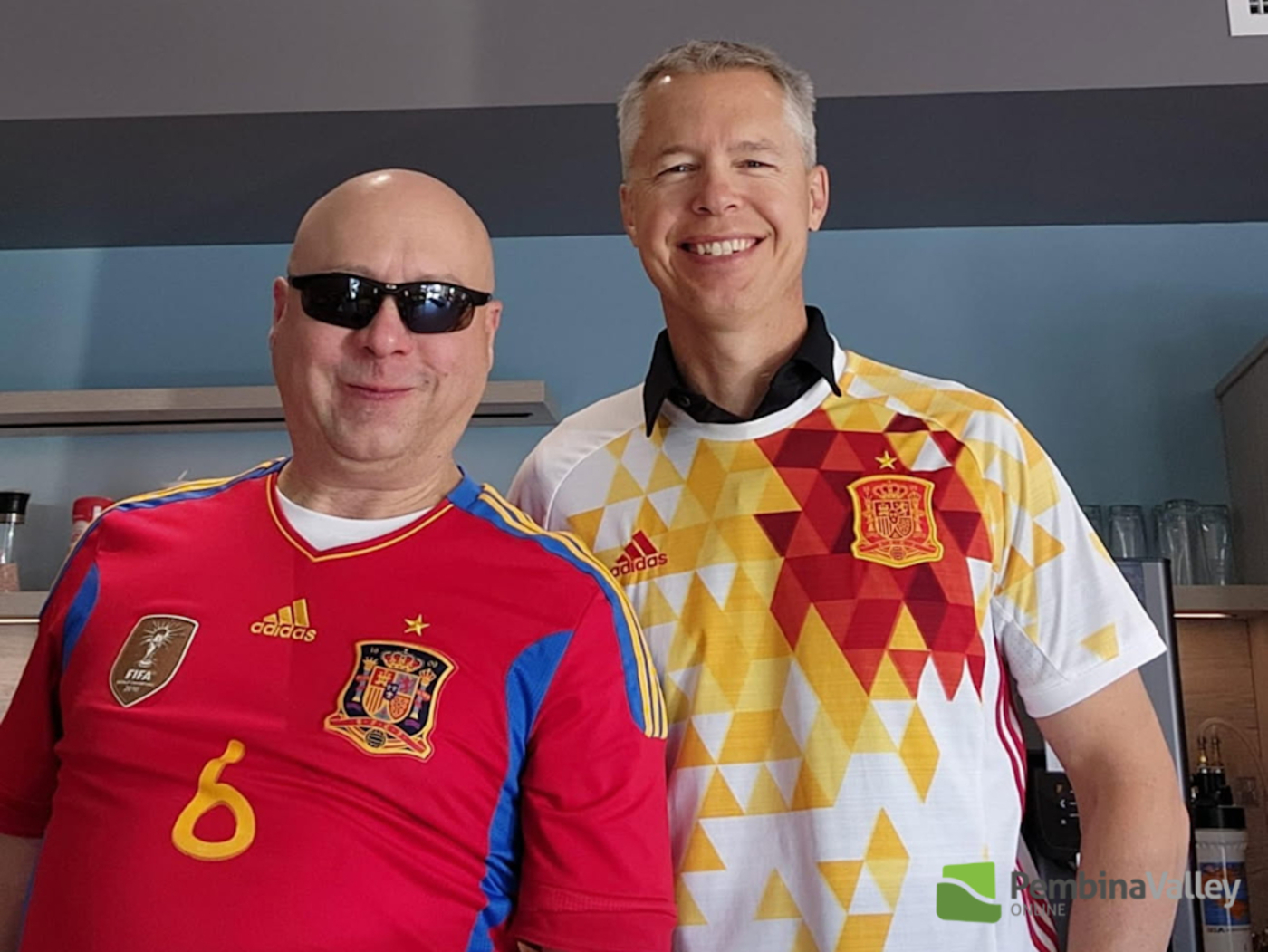 Carlos Barcena celebrates Spain World Cup Victory episode artwork